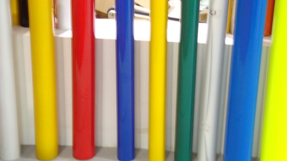 CMYK / Pantone color Vinyl Sticker Roll Offset Printing