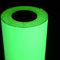 White/green color surface PVC type eco solvent printable photoluminescent vinyl glow in the dark 2-12 hours for Emergenc