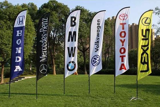 White Polyester Satin Flag Fabric 110GSM for Direct Sublimation Printing For Advertising Teardrop Banner Swooper Flag