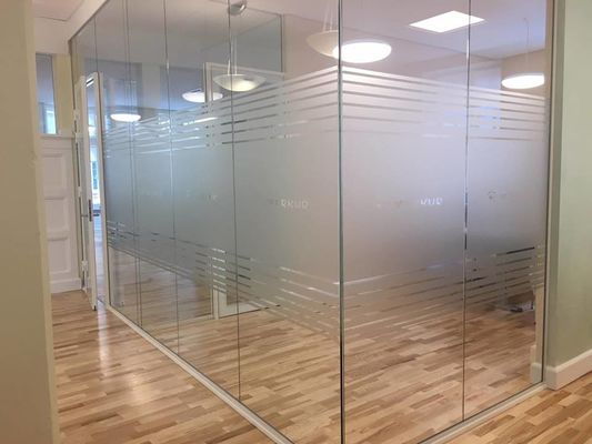 Permanent Removability Self Adhesive Frosted window Sticker 280g Weight for office decoration