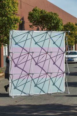 Backdrop Pop Up Media Banner Wall Stand Displays 3x3,3x4,3x5 For Trade Show