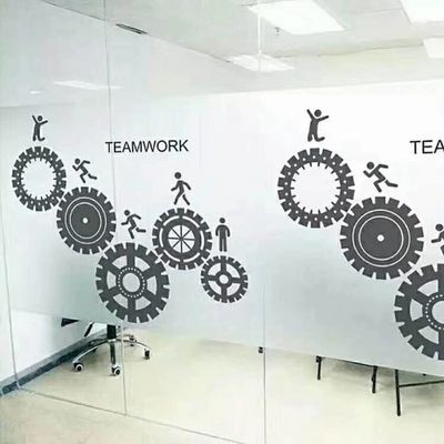 Adesivo per vetri smerigliato glitterato autoadesivo resistente ai raggi UV, film in PVC, spessore 100 micron, trasmittanza 30%