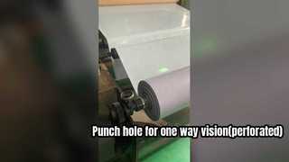 Sai come produrre una visione unidirezionale (vedere attraverso il vinile/vinile perforato)